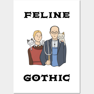 Feline Gothic Posters and Art